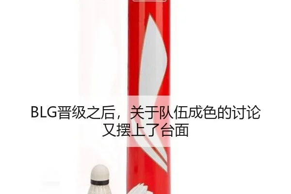 BLG晋级之后，关于队伍成色的讨论又摆上了台面